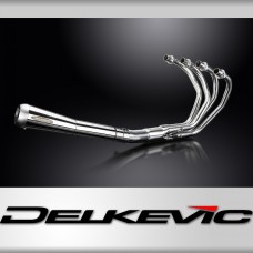 CB400F CB400 FOUR 1975-1977 / COMPLETE 4 into 1 EXHAUST SYSTEM CLASSIC REVERSE-CONE SILENCER 304 STA