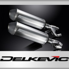 Yamaha V-Max 1200 VMX1200 84-07 343mm X-Oval Titanium Exhaust Silencer Can Kit