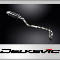 Suzuki DRZ400E 2000-2009 Delkevic Full Exhaust 225mm Oval Carbon Silencer Can