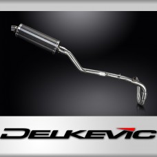 Suzuki DRZ400E 2000-2009 Delkevic Full Exhaust 350mm Oval Carbon Silencer Can