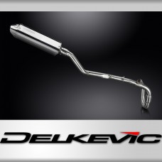 Suzuki DRZ400E 2000-2009 Delkevic Full Exhaust 320mm Tri-Oval Stainless Silencer