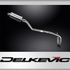 Suzuki DRZ400E 2000-2009 Delkevic Full Exhaust 225mm Oval Stainless Silencer Can