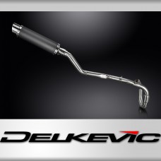 Suzuki DRZ400E 2000-2009 Delkevic Full Exhaust 350mm Round Carbon Silencer Can