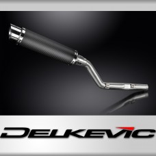 Suzuki DRZ400E DR-Z400E 2000-2009 350mm Round Carbon Exhaust Silencer Can Kit