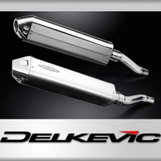 Kawasaki GPZ500S 1987-2007 420mm Tri-Oval Stainless Exhaust Silencer Can Kit
