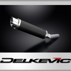 Honda CBR600 FV-FW F3 1997-1998 350mm Round Carbon Fibre Exhaust Silencer Kit