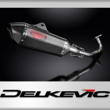 Royal Alloy GP125 2017-2024 Complete Exhaust System With Carbon Fibre Silencer
