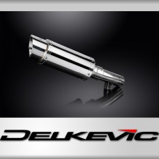 Honda NT1100 2022-2024 Delkevic 200mm Round Stainless Exhaust Silencer Can Kit