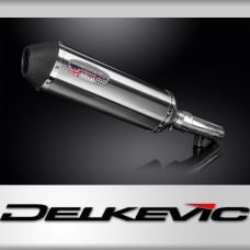 Honda NT1100 2022-2024 Delkevic 343mm X-Oval Stainless Exhaust Silencer Can Kit