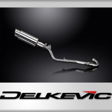 Kawasaki KLX300 2020-24 Delkevic 200mm Round Stainless Exhaust Silencer Can Kit