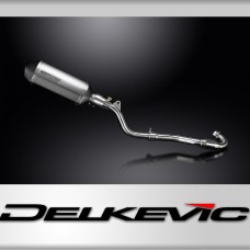 Kawasaki KLX300 2020-24 Delkevic 260mm X-Oval Titanium Exhaust Silencer Can Kit