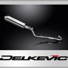 Kawasaki KLX300 2020-2024 Delkevic 320mm Tri-Oval Stainless Exhaust Silencer Kit