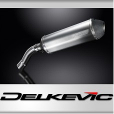 BMW F800 GT 2013-2018 Delkevic 343mm X-Oval Titanium Exhaust Silencer Can Kit
