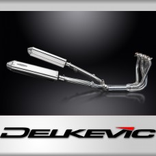 Honda CBR1100XX Blackbird Full Exhaust 4-2 420mm Tri-Oval Stainless Silencers