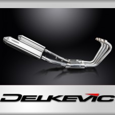 Yamaha XJR1300 2004-2006 Full Exhaust 4-2 420mm Tri-Oval Stainless Silencer Kit