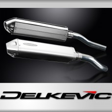 Honda ST1300 ABS Pan European 02-17 420mm Tr-Oval Stainless Exhaust Silencer Kit