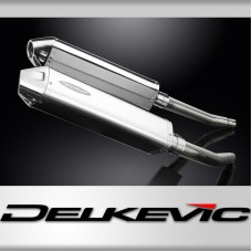 Suzuki GSX1300R Hayabusa 2008-2020 420mm Tri-Oval Stainless Exhaust Silencer Kit