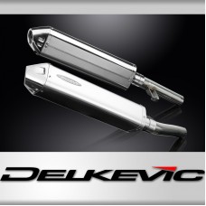 Kawasaki ZZR1200 Ninja 2002-2005 420mm Tri-Oval Stainless Exhaust Silencer Kit