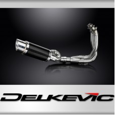 STREET TRIPLE 765 RS 2023-2024 / MINI 200mm (8 inch) CARBON FIBRE ROUND SILENCER 3 into 1 COMPLETE S