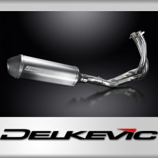 Kawasaki KLE650 Versys 15-20 Complete Exhaust 4-1 343mm X-Oval Titanium Silencer