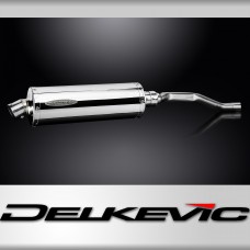 XL250S 1978-1981 / OVAL 350mm (14 inch) SILENCER 304 STAINLESS STEEL