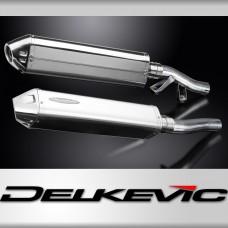 Kawasaki GTR1000 Concours 1986-06 420mm Tri-Oval Stainless Exhaust Silencer Kit