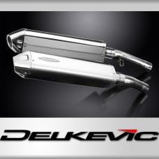 Yamaha FJ1100 FJ1200 1984-1987 420mm Tri-Oval Stainless Exhaust Silencer Can Kit