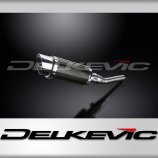 Yamaha YP250R 2013-2016 200mm Round Carbon Exhaust Silencer Can Kit