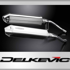 Suzuki GW250 Inazuma 2012-2018 420mm Tri-Oval Stainless Exhaust Silencer Can Kit