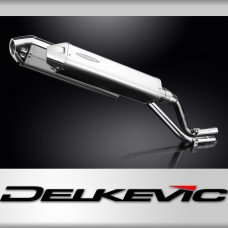 Honda NX650 Dominator 1995-2002 420mm Tri-Oval Stainless Exhaust Silencer Kit