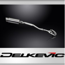 Honda XL250S 1978-1981 Delkevic Complete Exhaust 200mm Round Stainless Silencer 