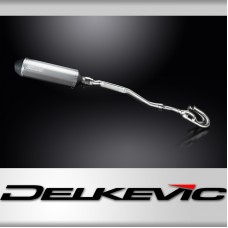 Honda XL250S 1978-1981 Delkevic Complete Exhaust 343mm X-Oval Titanium Silencer 