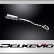 Honda XL250S 1978-1981 Delkevic Complete Exhaust 260mm X-Oval Titanium Silencer 