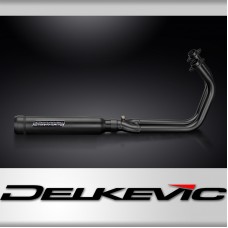Kawasaki Vulcan S 650 2021-23 Full Exhaust 2-1 Ceramic 410mm Bull Nose Silencer