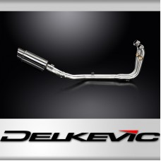 CFMOTO 450SS 2023-2025 / MINI 200mm (8 inch) ROUND SILENCER 2 into 1 COMPLETE SYSTEM 304 STAINLESS S