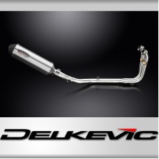 CFMOTO 450SS 2023-2025 / XOVAL 343mm (13.5 inch) RH SILENCER 2 into 1 COMPLETE SYSTEM BRUSH 304 STAI