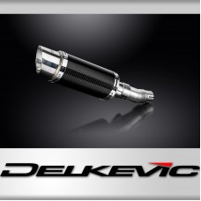 CFMOTO 450SR 2023-2025 200mm Round Carbon Exhaust Silencer Can Kit