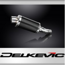 CFMOTO 450SR 2023-2025 225mm Oval Carbon Exhaust Silencer Can Kit