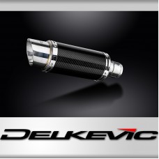 Suzuki 800DE V-Strom 2023-2025 200mm Round Carbon Exhaust Silencer Can Kit