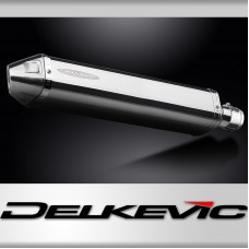 Suzuki 800DE V-Strom 2023-2025 420mm Tri-Oval Stainless Exhaust Silencer Can Kit