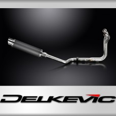 Suzuki 800DE V-Strom 2023-2025 Full Exhaust 2-1 350mm Round Carbon Silencer