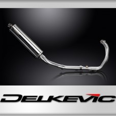 Yamaha XT700 Tenere World Raid 22-24 Exhaust 2-1 450mm Oval Stainless Silencer