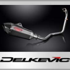 Benelli BN125 2022-2024 Complete Exhaust System X-Oval Carbon Silencer Can