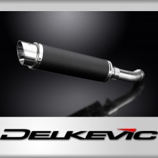 NINJA Z1100SX 2025 / DL10 ROUND 350mm (14 inch) CARBON FIBRE SILENCER