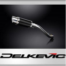 Kawasaki ZX6R ZX-6R Ninja 2024-2025 200mm Round Carbon Exhaust Silencer Can Kit