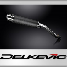 Kawasaki ZX6R ZX-6R Ninja 2024-2025 350mm Round Carbon Exhaust Silencer Can Kit