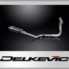 Suzuki 800RE V-Strom 2024-2025 Full Exhaust 2-1 225mm Oval Carbon Silencer