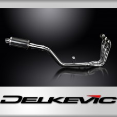 TRACER 9 GT 2021-2024 / DS70 OVAL 225mm (9 inch) CARBON FIBRE SILENCER 3 into 1 COMPLETE SYSTEM