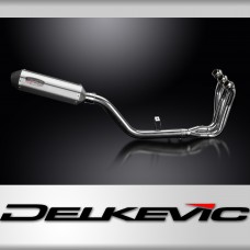 TRACER 9 GT 2021-2024 / XOVAL 343mm (13.5 inch) RH SILENCER 3 into 1 COMPLETE SYSTEM BRUSH 304 STAIN