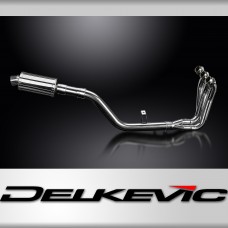 TRACER 9 GT 2021-2024 / SS70 OVAL 225mm (9 inch) SILENCER 3 into 1 304 STAINLESS STEEL COMPLETE SYST